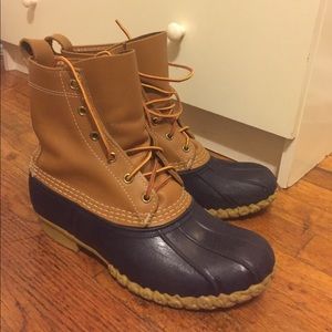LL Bean original duck boots Sz 9